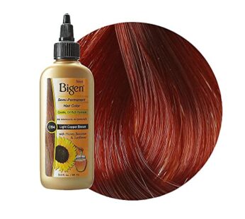 Bigen Semi Permanent Hair Color, Light Copper Brown, 1 Count, 3 Fl Oz (Pack of 1)