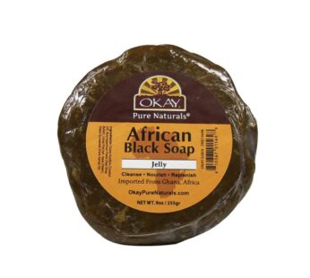 OKAY AFRICAN BLACK JELLY SOAP 9oz