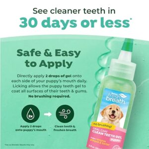 TropiClean Clean Teeth Gel for Puppies | No Brush Puppy Dental Gel | Puppy Toothpaste | Puppy Tooth Gel for Small Dogs | Made in the USA | 2.2 oz. - Image 3