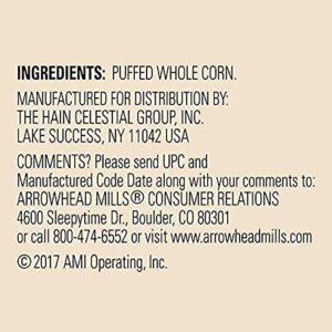 Arrowhead Mills Cereal, Puffed Corn, 6 Ounce (Pack of 12) - Image 4