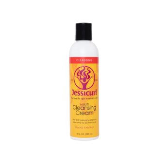 Jessicurl, Hair Cleansing Cream, Island Fantasy, 8 Fl oz. Moisturizing Shampoo for Curly Hair, Sulfate Free Shampoo for Dry Hair