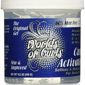 Worlds Of Curls, Curl Activator Regular Gel, 16.2 Ounce - Image 1