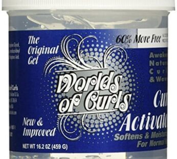 Worlds Of Curls, Curl Activator Regular Gel, 16.2 Ounce