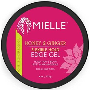 Mielle Organics Honey & Ginger Flexible Hold Edge Gel, 4 Ounces - Image 1