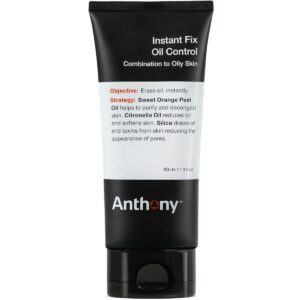 Anthony Instant Fix Oil Control for Men ? Mattifying Lotion for Oily Skin ? Moisturizer and Pore Minimizer Instantly Eliminates Shine ? 3 Fl Oz - Image 1