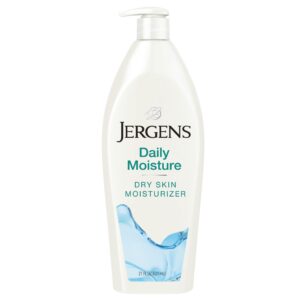 Jergens Daily Moisture Dry Skin Moisturizer, 21 oz Body Lotion, with HYDRALUCENCE blend, Silk Proteins, and Citrus Extract, to help Restore Skin Lumin - Image 1