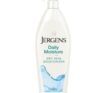Jergens Daily Moisture Dry Skin Moisturizer, 21 oz Body Lotion, with HYDRALUCENCE blend, Silk Proteins, and Citrus Extract, to help Restore Skin Lumin