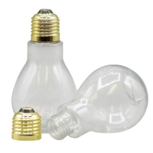 Creative Hobbies? Clear Fillable Plastic Light Bulbs ? DIY Crafts, Party Favors & Wedding Decor ? Standable Design | 24 Pack - Image 6