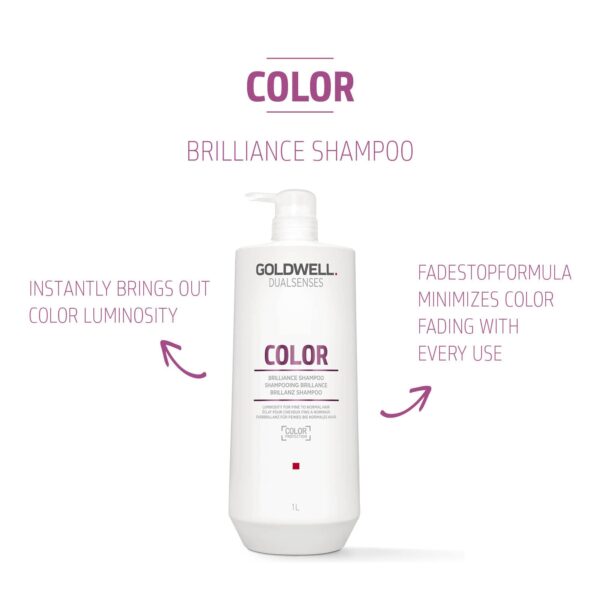 Goldwell Dualsenses Color Brilliance Shampoo 1L - Image 2