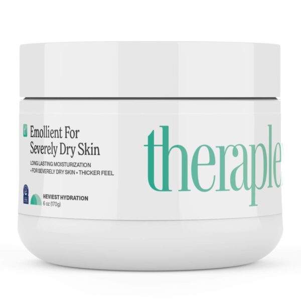 THERAPLEX Emollient Cream for Dry Skin - No Parabens or Preservatives, Noncomedogenic, Fragrance-free, Dermatologist Recommended - Long-lasting Moistu