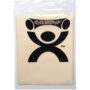 CanDo Singles Low Powder Exercise Band, 4-foot singles, Tan: XX-Light