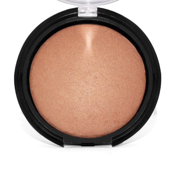 Palladio Baked Bronzer, Highly Pigmented and Easy to Blend, Shimmery Bronzed Glow, Use Dry or Wet, Lasts all day long, Provides Rich Tanning Color Fin - Image 2