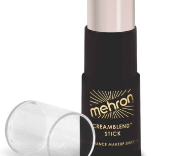 Mehron Makeup CreamBlend Stick | Face Paint, Body Paint, & Foundation Cream Makeup| Body Paint Stick .75 oz (21 g) (Alabaster)