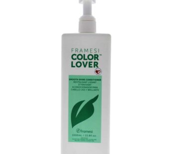 Framesi Color Lover Smooth Shine Conditioner, 33.8 fl oz, Sulfate Free Conditioner with Coconut Oil and Quinoa, Color Treated Hair