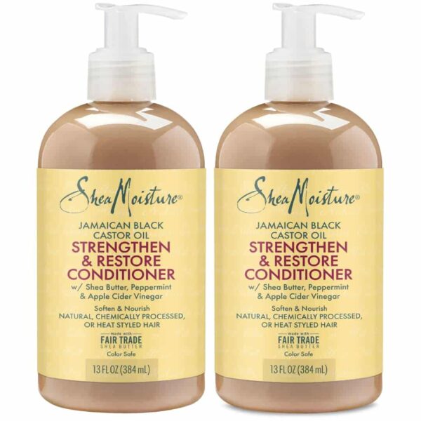 Shea Moisture Jamaican Black Conditioner Strength/Grow 13 Ounce (384ml) (2 Pack)