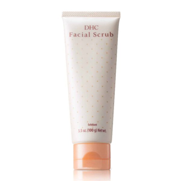 DHC Facial Scrub, Gentle Exfoliating Scrub, Creamy Microbead-Free Cleanser, Smooth, Hydrating, Clearer-Looking Complexion, Ideal for All Skin Types, 3