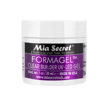 Mia Secret Professional Nail System Formagel Clear Builder Gel For Nails, 1 oz