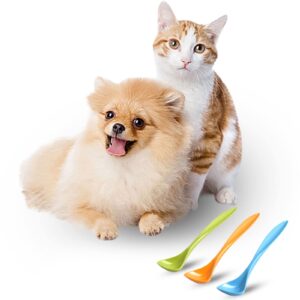 PetBonus 3-Pack Pet Food Can Spoon?Dog Cat Food Spoons, Long Handle Special Curved Design for Dog Cat Food Can Spoons - Image 7