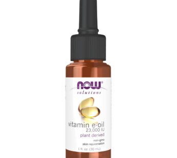 NOW Solutions, E-Oil 23,000 IU, Natural Skin Rejuvenation, Skin Moisturizer, 1-Ounce