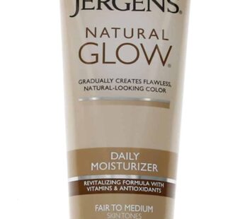 Jergens Natural Glow Daily Moisturizer, Fair to Medium 7.50 oz ( Pack of 3)