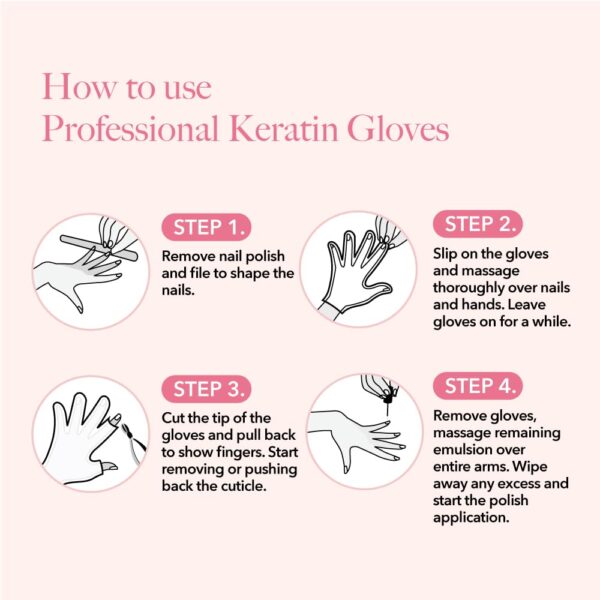 Bodipure All-In-1 Moisturizing Hand Mask | Keratin & Vitamin E Hand Mask for Dry Cracked Hands | Natural Moisturizing Gloves Formula | Strengthen Nails & Repair Hands | 12 Pairs - Image 6
