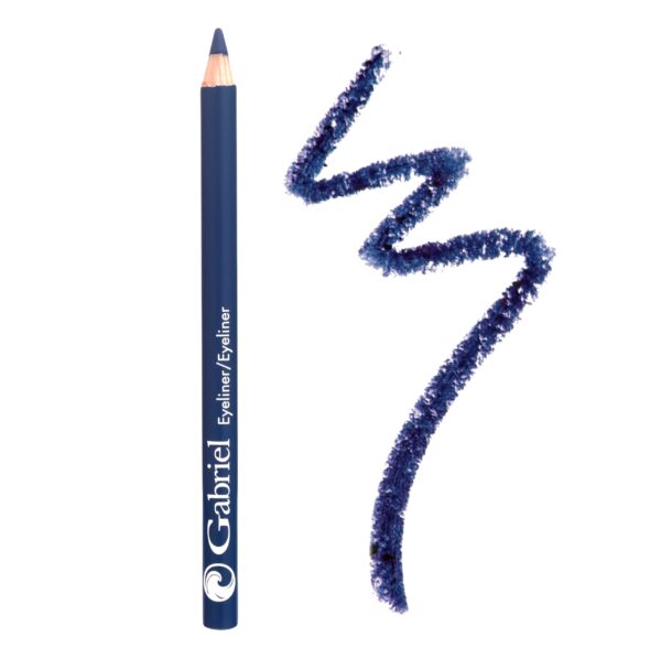 Gabriel Cosmetics Classic Eyeliner (Navy), Natural Eye Liner, Paraben Free, Vegan, Gluten-free, Cruelty- free, Non GMO, long lasting, Infused with Joj