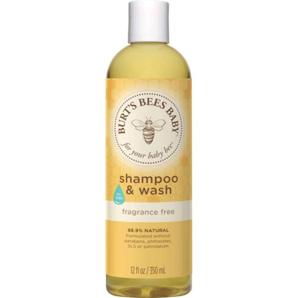 Burt's Bees Baby Shampoo & Wash, Fragrance, 12 Fl Oz