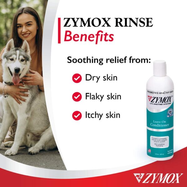 PET KING BRANDS Zymox Leave On Conditioner for Pets, 12 fl oz - Image 2