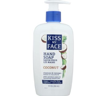 Kiss My Face Hand Soap Coconut 9oz Pump (3 Pack)