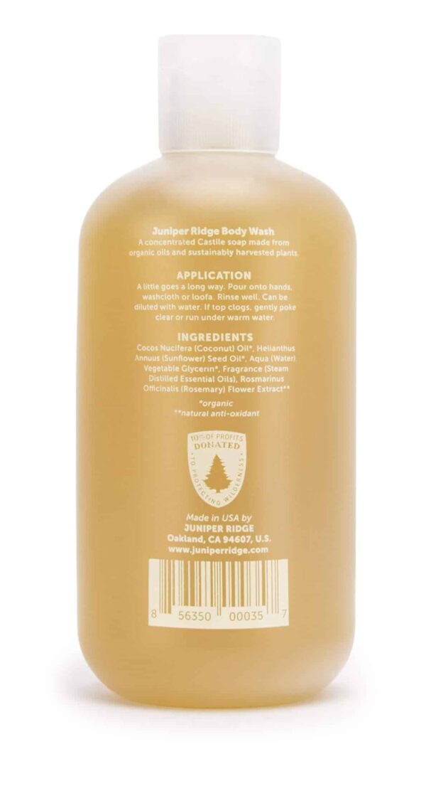 JUNIPER RIDGE Desert Cedar Body Wash - All-Purpose Liquid Castile Soap, Multi-Use Body Wash, Shampoo, Hand Wash, Face Wash, Clean, Vegan, Paraben Free - Image 2