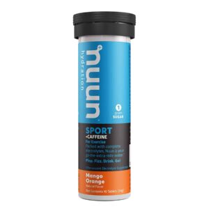 Nuun Sport + Caffeine: Mango Orange Electrolyte Tabs (3 Tubes of 10 Tabs)33 - Image 2