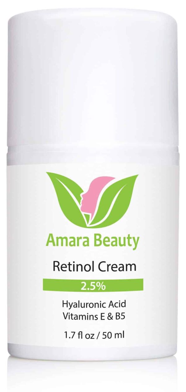 Retinol Cream for Face 2.5% with Hyaluronic Acid & Vitamins E & B5, 1.7 fl. oz. - Image 4