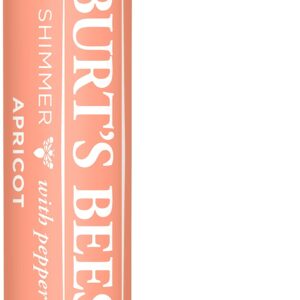 Burt's Bees Lip Balm, Moisturizing Lip Shimmer for Women, for All Day Hydration, with Vitamin E & Coconut Oil, 100% Natural, Apricot, 0.09 Ounce - Image 1