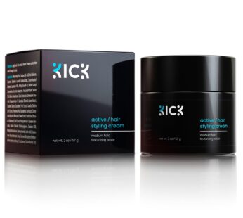 Kick Hair Cream for Men Medium Hold Forming Cream – Award Winning Mens Hair Products – Non Greasy Hair Styling Cream with Argan and Coconut Oil to Res