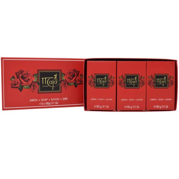 Maja Soap Sets Rectangle (3 x 3.1 Oz. Each) 18.6 Oz Total-2-PACKS(Sets) of 3 Soaps- - Jabon Perfumado - Image 3