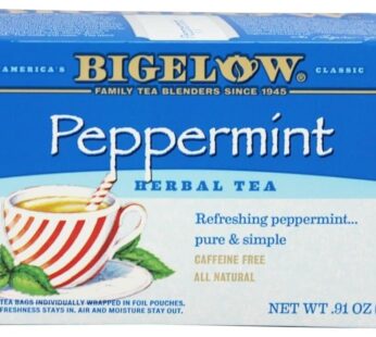 Bigelow Tea Herb Tea Peppermint – 20 Tea Bags