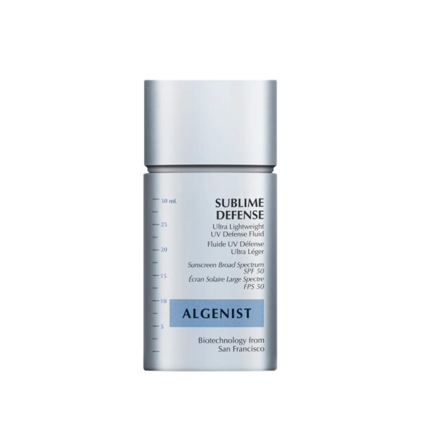 Algenist Sublime Defense Ultra Lightweight UV Defense Fluid SPF50 - Sheer, Oil-Free Face Sunscreen with Vitamin E, Echinacea & Green Tea - Non-Comedog