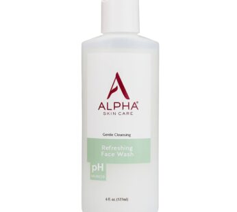 Alpha Skin Care Refreshing Face Wash | Anti-Aging Formula | Citric Alpha Hydroxy Acid (AHA) | Gently Cleanses, Purifies, Tones & Restores Ideal PH | F