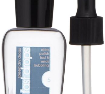 ZOYA Fast Drying Drops Top Nail Coat , Clear , 0.5 Fl Oz