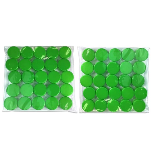 (100 Pieces Jars + Lid) Beauticom 3G/3ML Round Clear Jars with Green Screw Cap Lids for Scrubs, Oils, Toner, Salves, Creams, Lotions, Makeup Samples, Lip Balms - BPA Free - Image 4