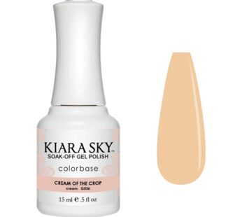 Kiara Sky Professional Nails Soak Off LED UV Gel Polish – Cream of the Crop – Perfect Cover Cream Natural Pink Tinted Beige