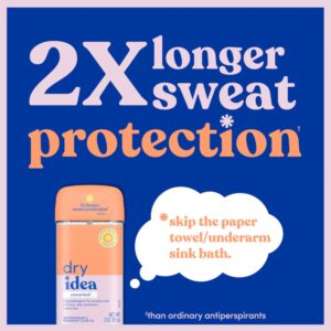 Dry Idea Advanced Dry Unscented Antiperspirant and Deodorant Clear Gel, 3 Ounce (Pack of 6) - Image 6