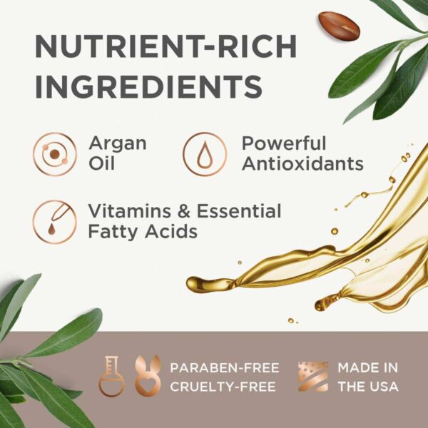 Argan Magic Split Endz Cream - Instantly Binds Frayed and Separated Ends While Preventing Future Breakage | Controls Frizz | Made in USA, Paraben Free - Image 4