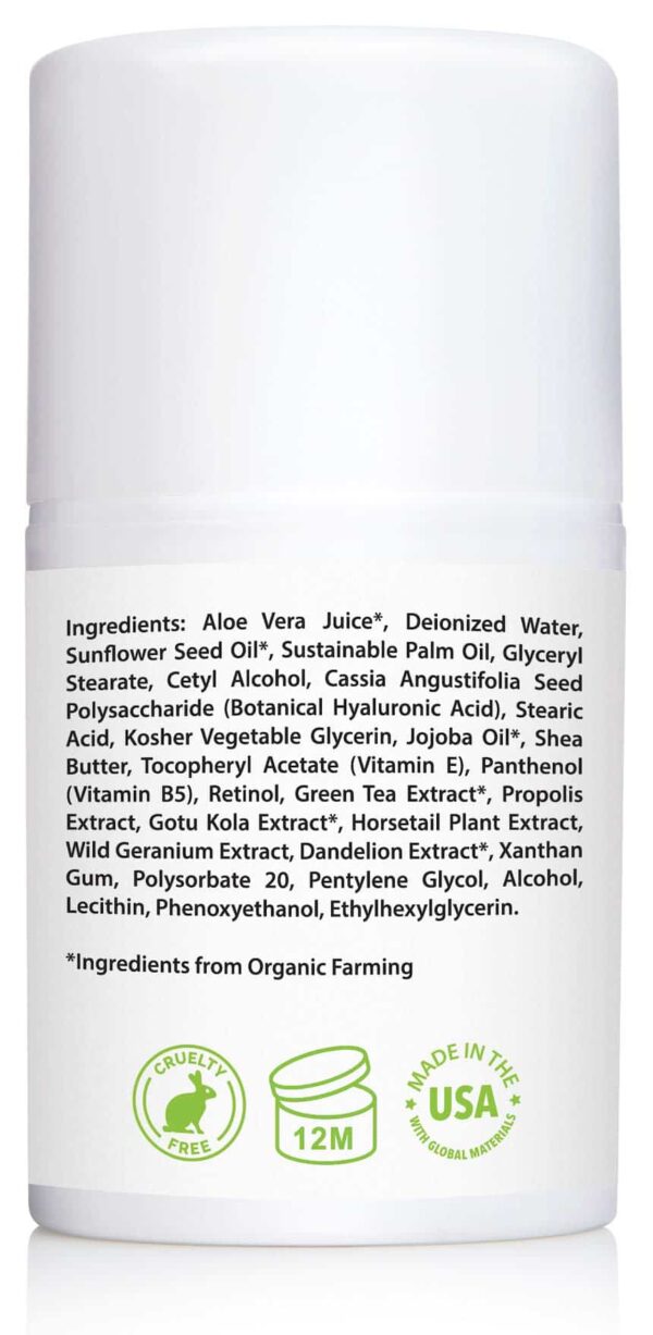 Retinol Cream for Face 2.5% with Hyaluronic Acid & Vitamins E & B5, 1.7 fl. oz. - Image 6