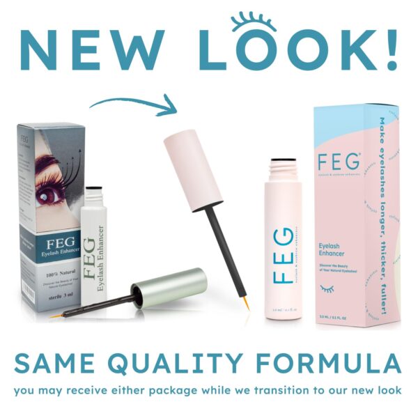 FEG Eyelash Rapid Eye Lash Growth Serum | For Lash and Brow | Creates Longer & Darker Eyelashes | Eyelash Enhancing Serum to Help Lengthen, Thicken an - Image 2