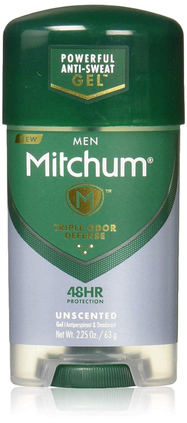 Mitchum Deodorant Mens Gel Unscented 2.25oz (2 Pack) - Image 8