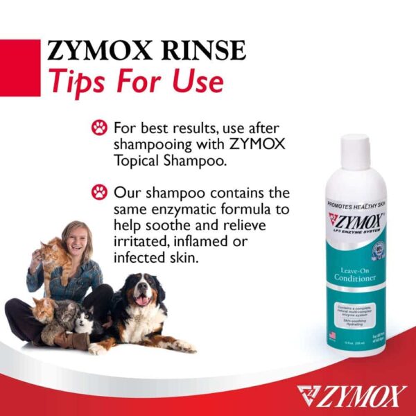 PET KING BRANDS Zymox Leave On Conditioner for Pets, 12 fl oz - Image 6