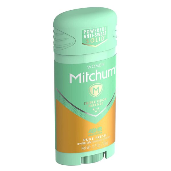 Mitchum For Women Advanced Control Anti-Perspirant Deodorant Invisible Solid Pure Fresh 2.70 oz (Pack of 6) - Image 4