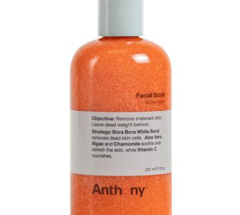 Anthony Facial Scrub ? Men?s Exfoliating Face Wash with Vitamin C, Aloe, Chamomile and Algae for Deep Cleansing and Detoxifying 8 Fl Oz