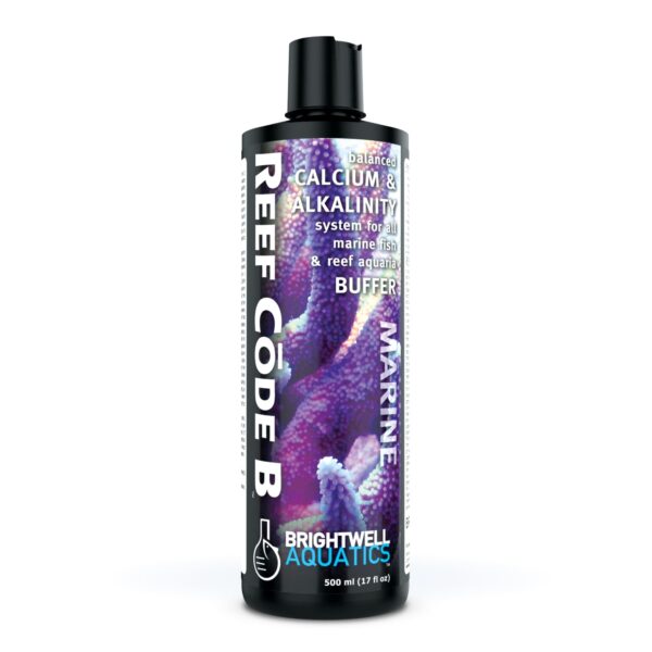 Brightwell Aquatics - Reef Code B - Balanced Calcium & Alkalinity System Water Conditioner - For All Saltwater Marine Fish & Reef Fish Tanks - Aquariu